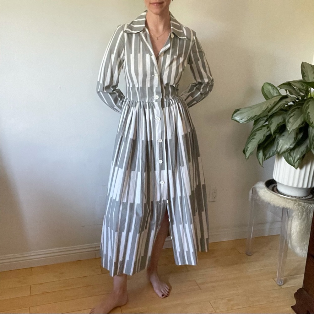 Vintage 1973 Marimekko Graphic Dress